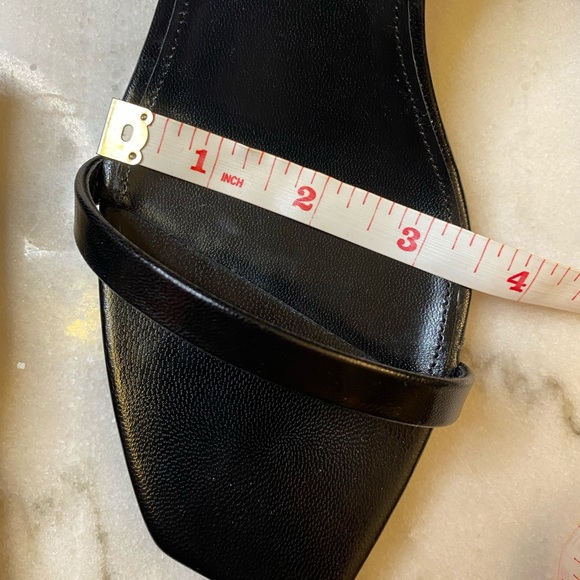 YSL Saint Laurent Black Strappy Stiletto Heels Womens Shoes 40.5 / 10 US NWT - Picture 12 of 13